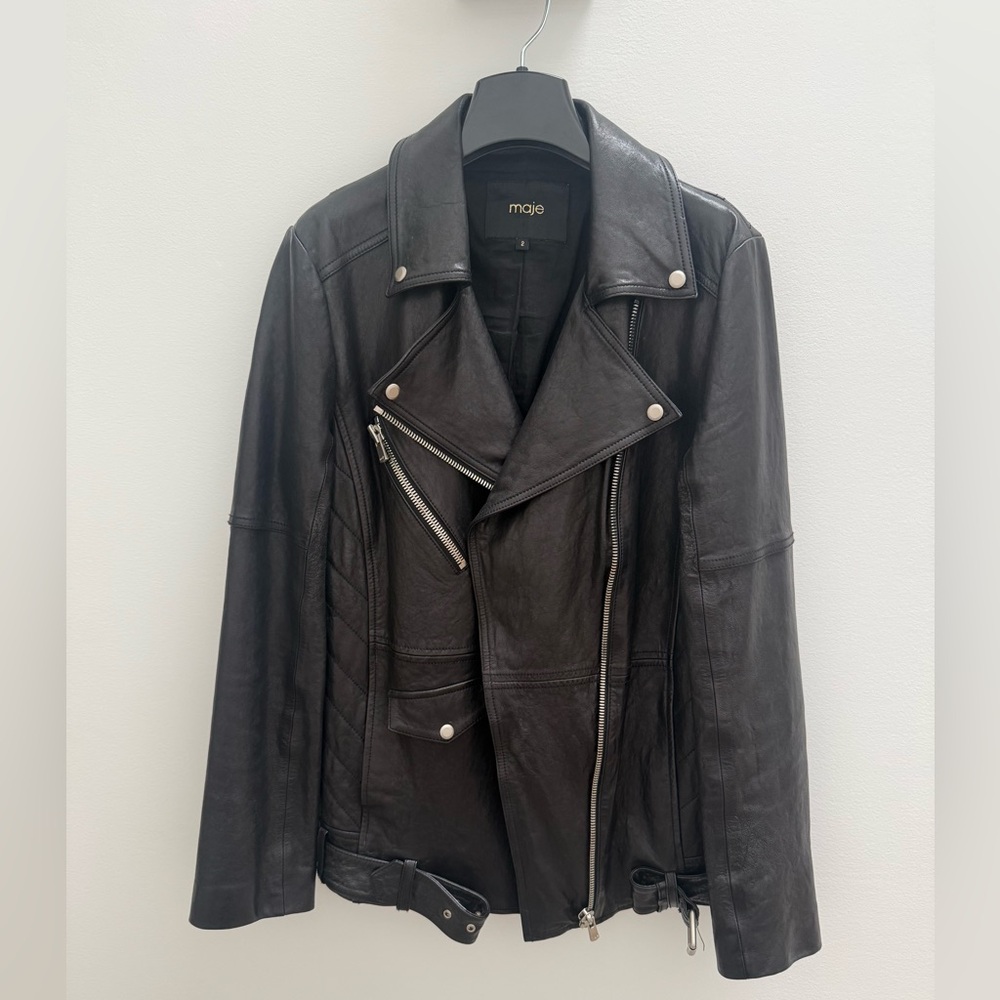 Maje leather jacket 2=M
